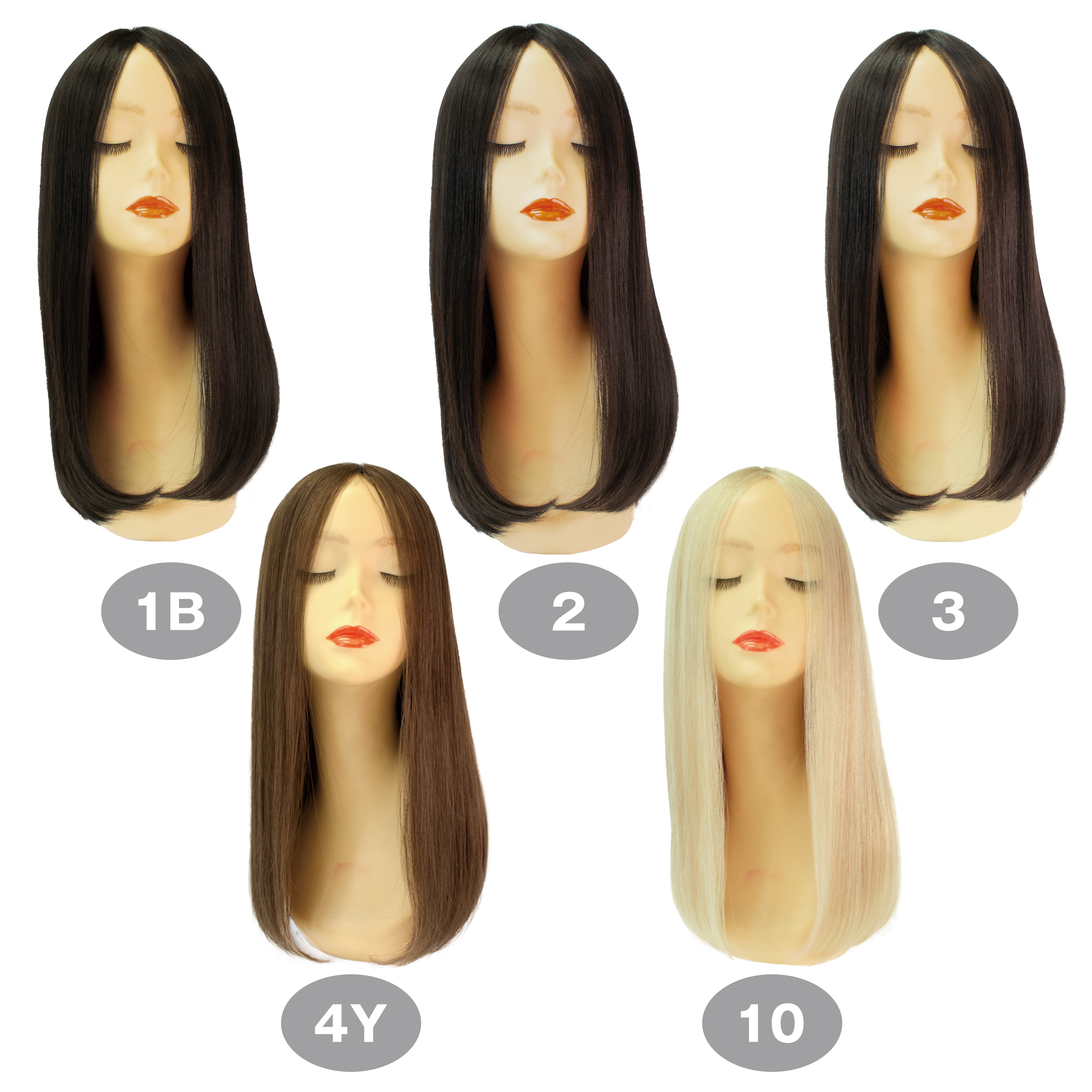 42cm人毛ワンレングス